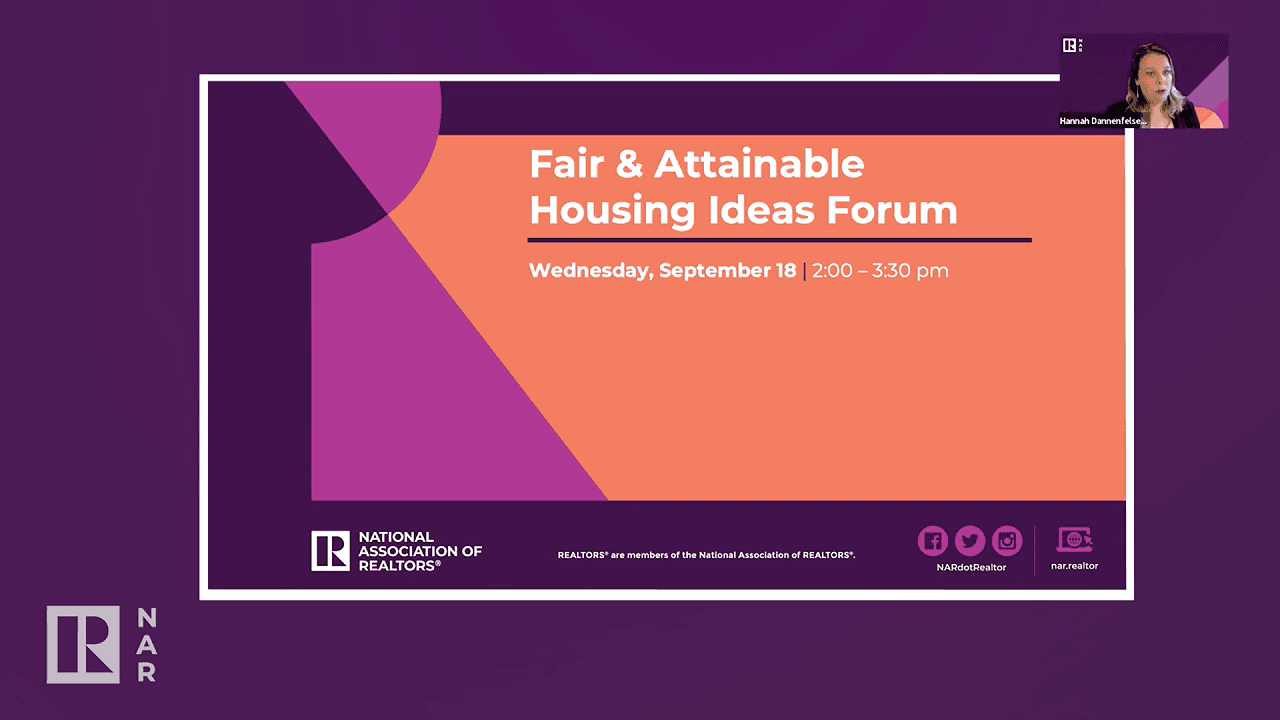 Fair & Attainable Housing Ideas Forum: September 18, 2024