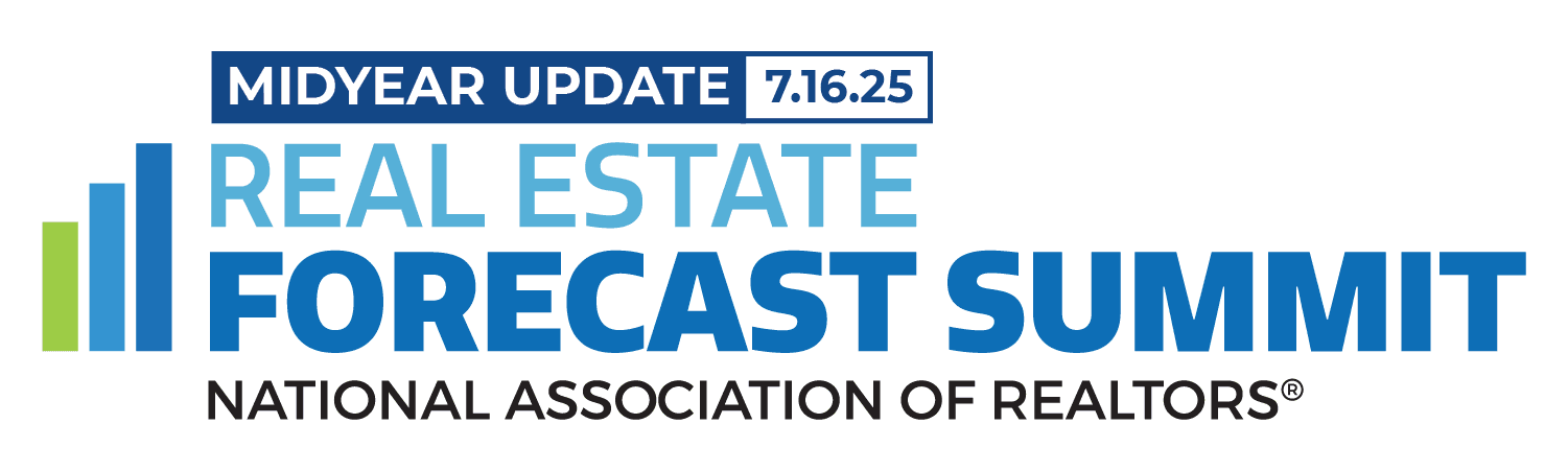 Logo: July 2025 NAR Real Estate Forecast Summit: Midyear Update Logo: July 2025 NAR Real Estate Forecast Summit: Midyear Update