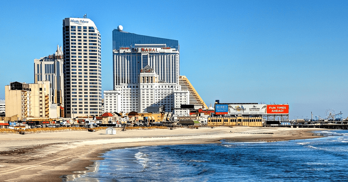 The Skyline from the Coast in Atlantic City, NJ Representing Triple Play REALTOR® Convention & Expo