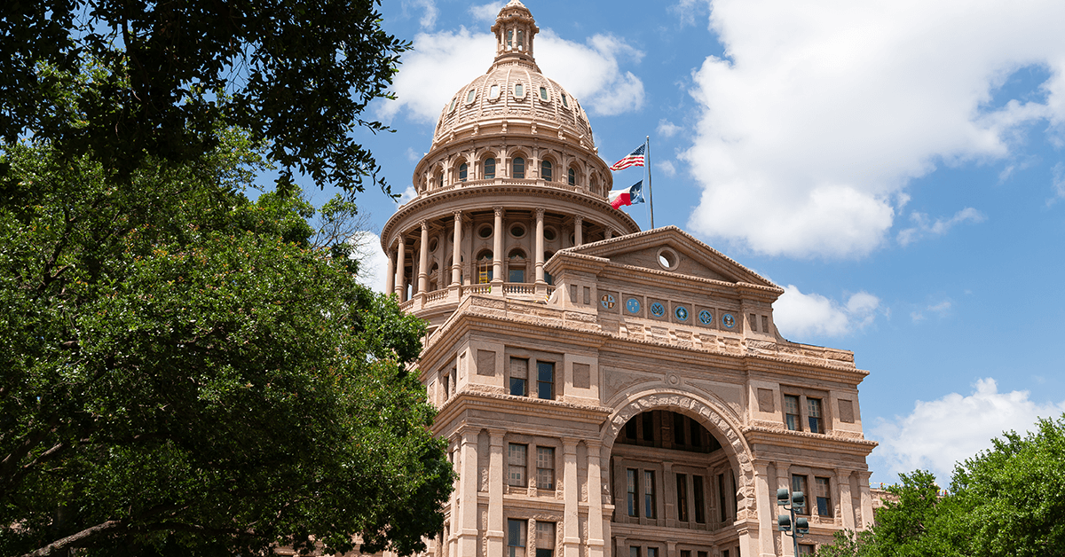 The Texas State Capitol Building Representing the Texas REALTOR® Political Involvement Committee
