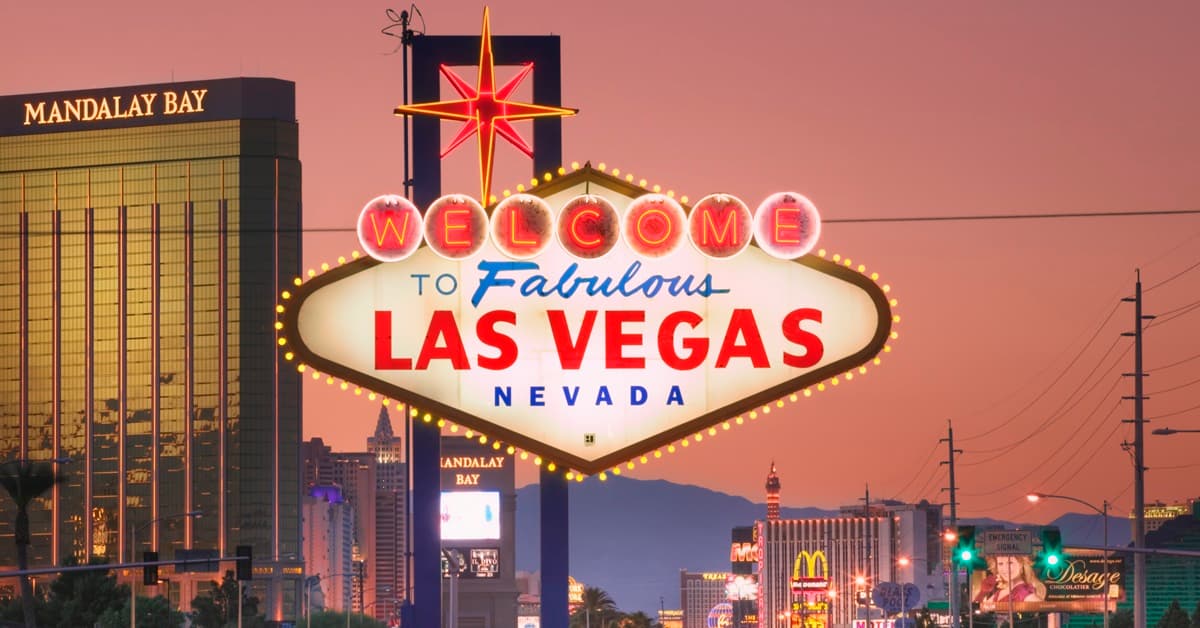 The Welcome to Fabulous Las Vegas Nevada Neon Sign Representing RETCON