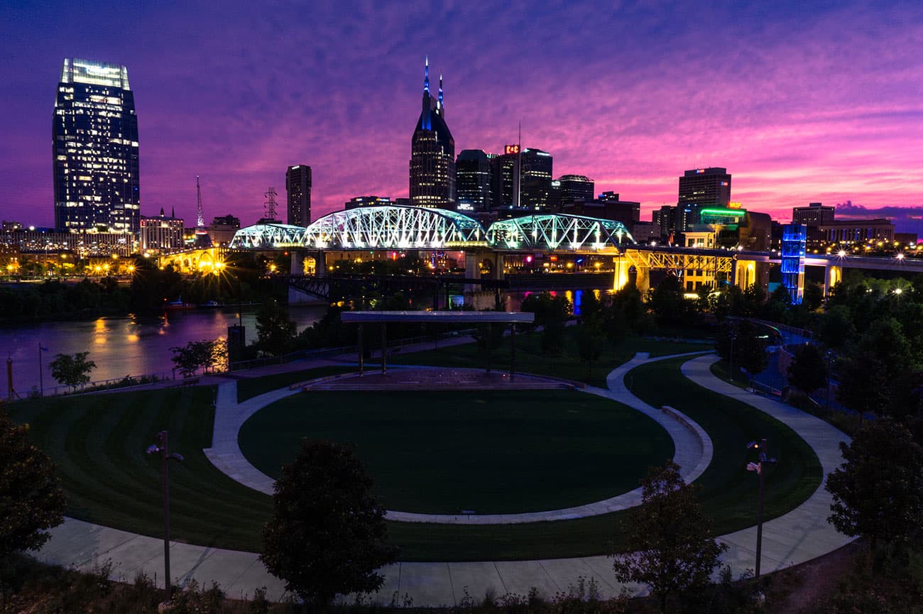 Nashville Skyline at Dusk Nashville Skyline at Dusk