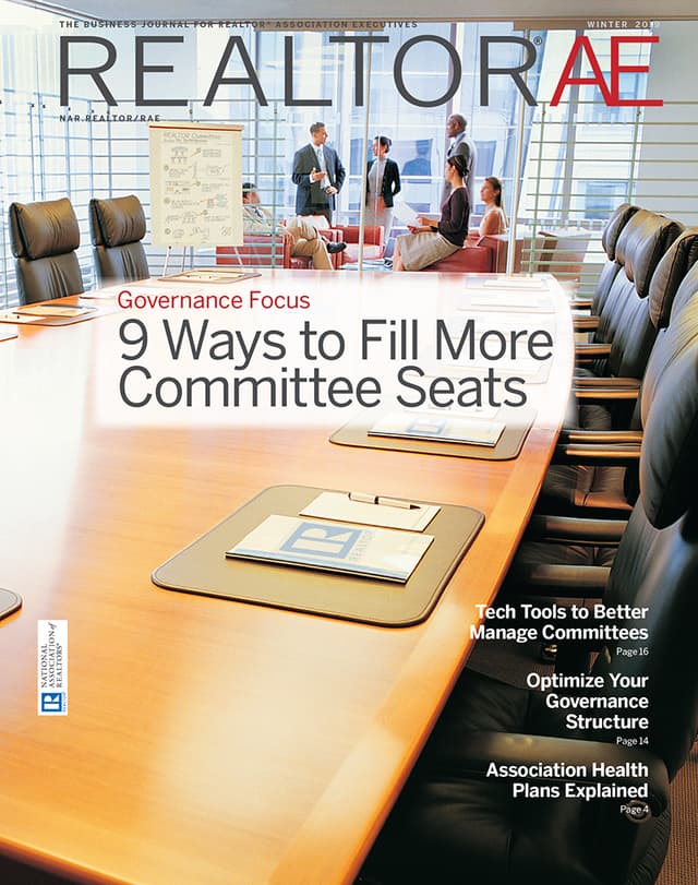 Winter 2019: Governance Focus: 9 Ways to Fill More Committee Seats Cover