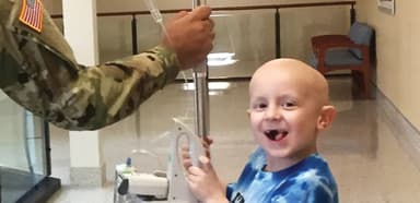 child patient at hospital