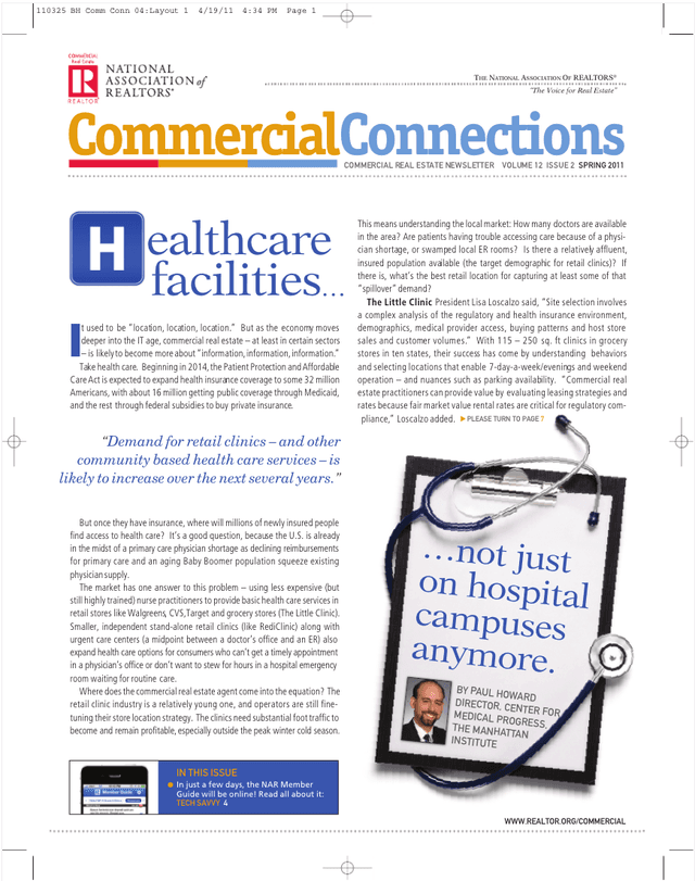 Spring 2011: Healthcare Facilities Cover