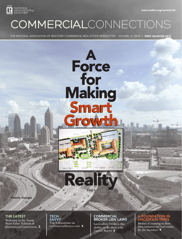 Spring 2012: A Force for Making Smart Growth Reality Cover