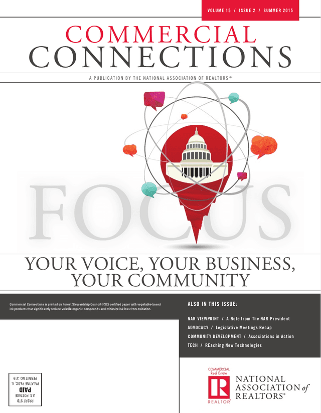 Summer 2015: Focus Your Voice, Your Business, Your Community Cover