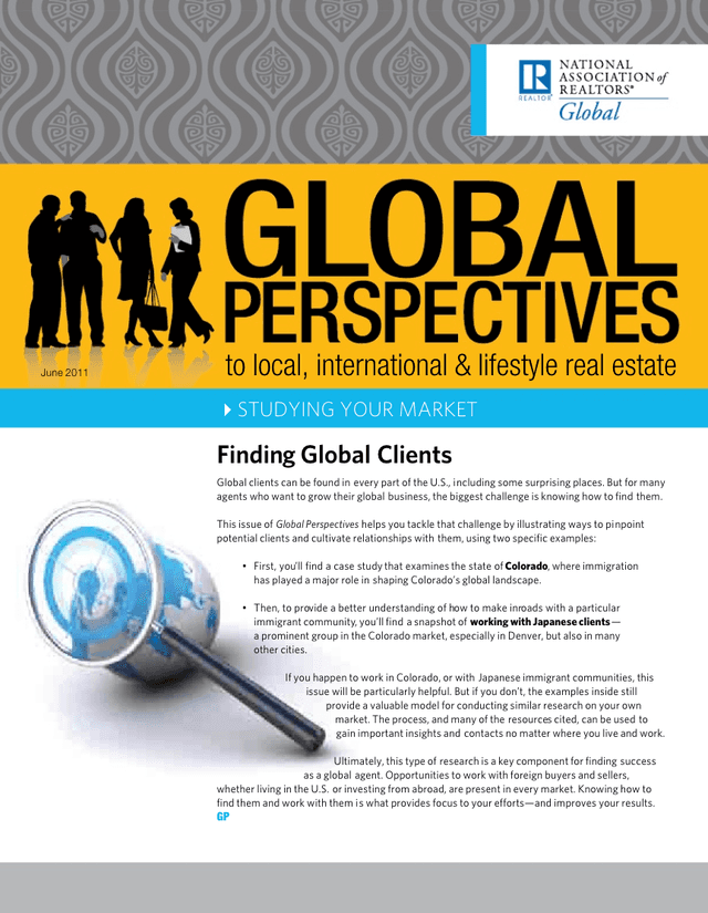 June 2011: Studying Your Market Cover