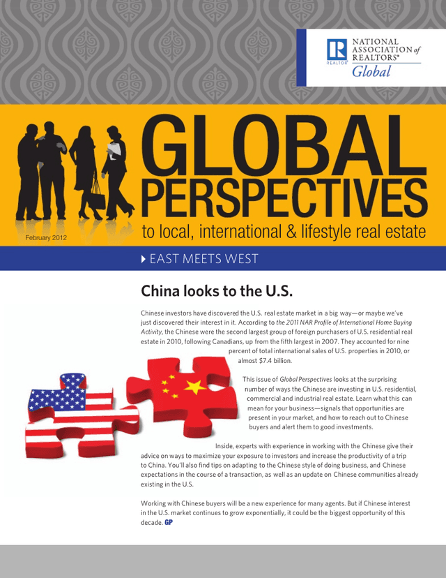 February 2012: East Meets West Cover