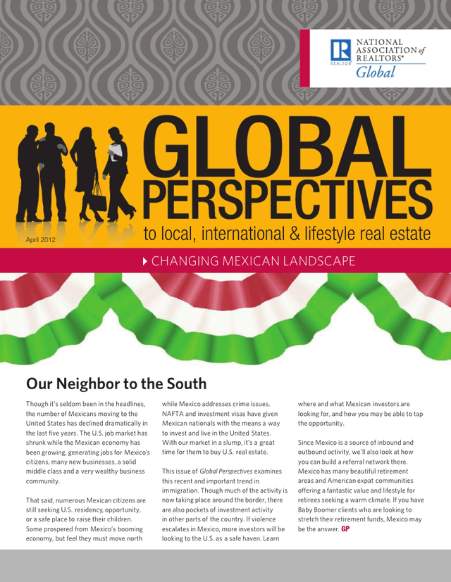 April 2012: Changing Mexican Landscape Cover