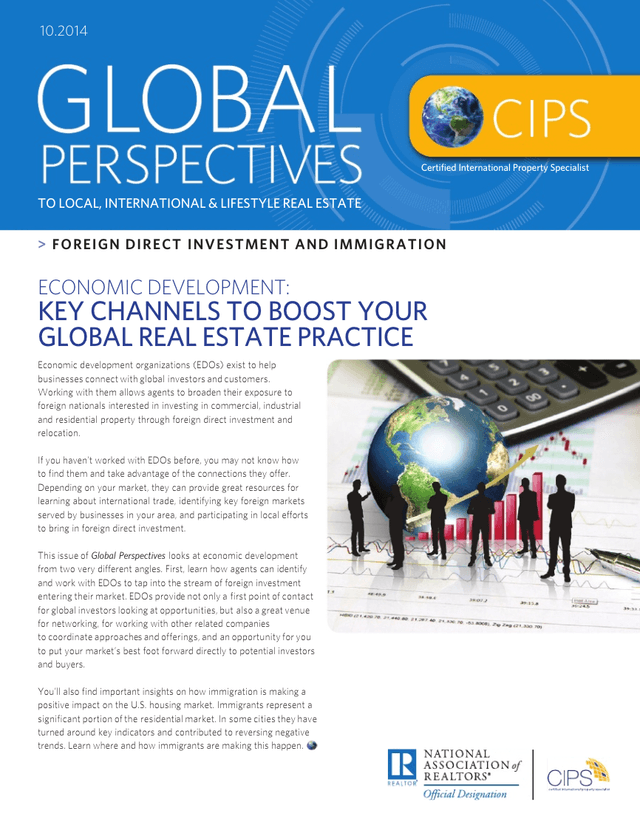 October 2014: Foreign Direct Investment and Immigration Cover