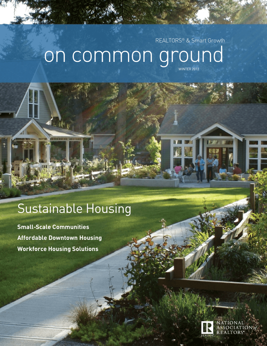 Winter 2012: Sustainable Housing