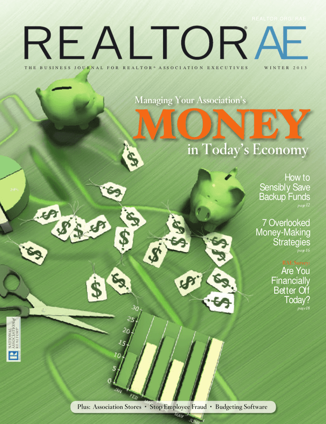 Winter 2013: Managing Your Association's Money in Today's Economy Cover