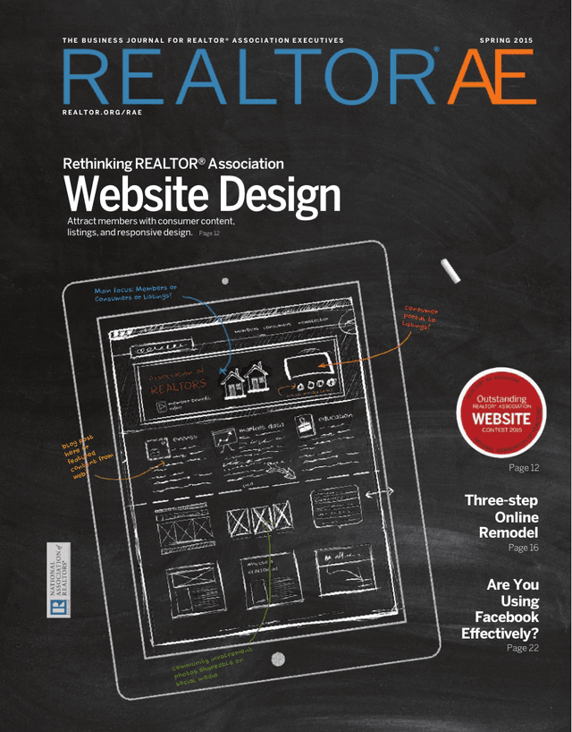 REALTOR® AE Magazine, Spring 2015: Rethinking Website Design Cover