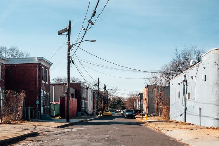 Run down urban neighborhood Run down urban neighborhood