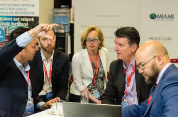 Discussing investment opportunities. 