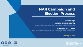 NAR Campaign & Election Process for 2026 webinar still