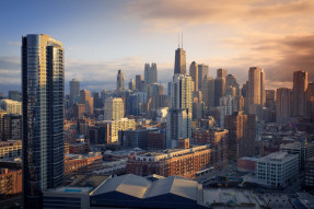 View of Chicago Skyline