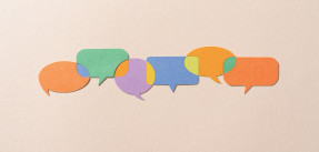 Speech Bubbles Connected With Common Grounds