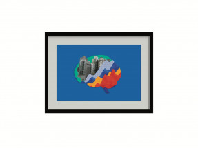 whole picture of commercial real estate cycles framed collage graphic 