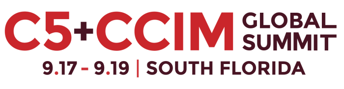 C5 + CCIM Global Summit 2024 secondary lockup