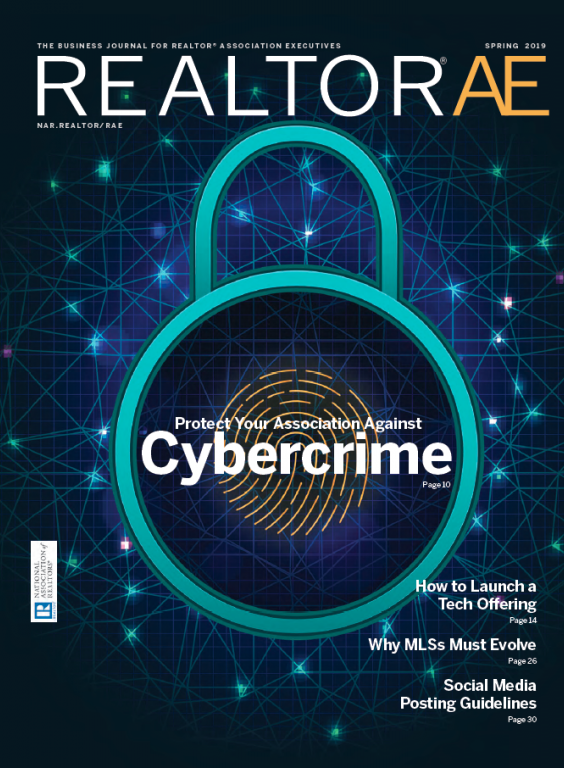 REALTOR AE Magazine Spring 2019 Cybercrime cover image