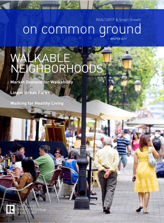 Cover of the 2017 Winter issue of On Common Ground: Walkable Neighborhoods Cover of the 2017 Winter issue of On Common Ground: Walkable Neighborhoods