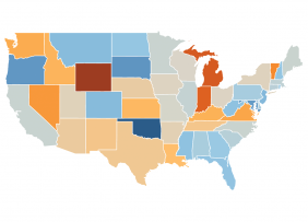 U.S. Map: Layoffs by State