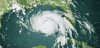 Satellite image of hurricane by Florida