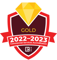 NAR Commercial Services Accreditation Badge 2022-2023 Gold Level